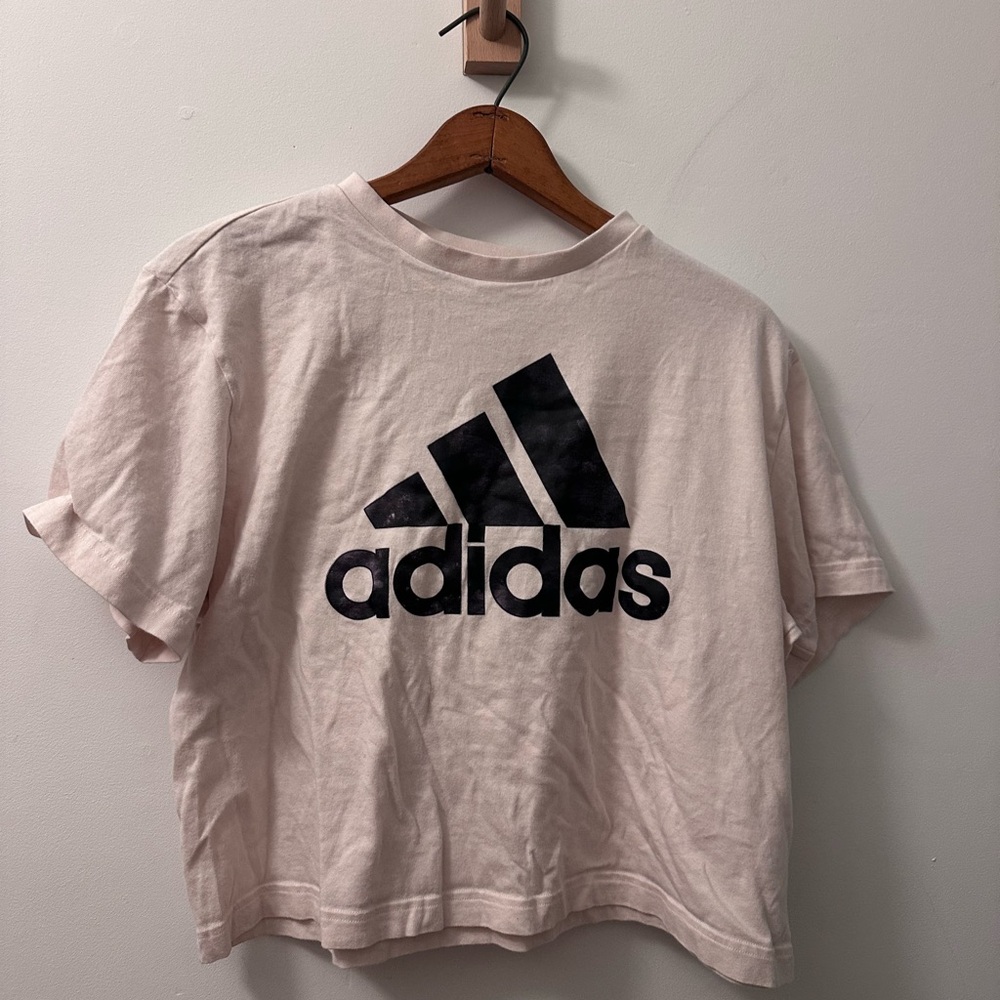 Adidas boxy cropped tee